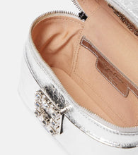 Roger Vivier Tr√É¬®s Vivier metallic leather vanity bag