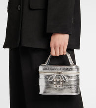 Roger Vivier Tr√É¬®s Vivier metallic leather vanity bag