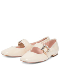 Roger Vivier Tr√É¬®s Vivier patent leather ballet flats
