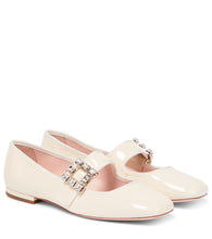 Roger Vivier Tr√É¬®s Vivier patent leather ballet flats - Roger Vivier Tr√É�®s Vivier 漆皮芭蕾平底鞋