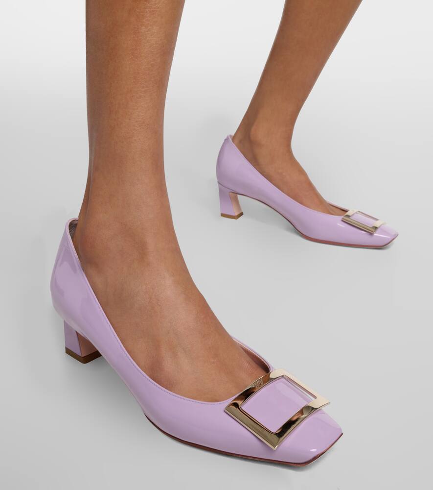Roger Vivier Trompette 45 patent leather pumps