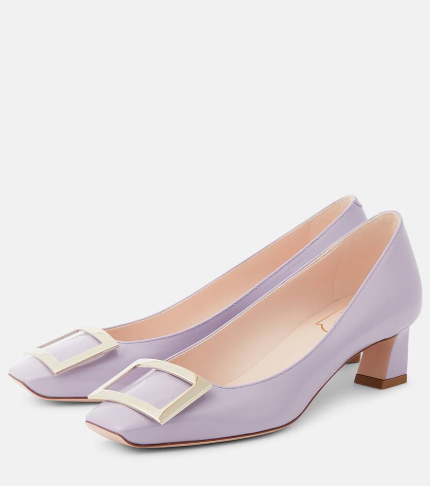 Roger Vivier Trompette 45 patent leather pumps