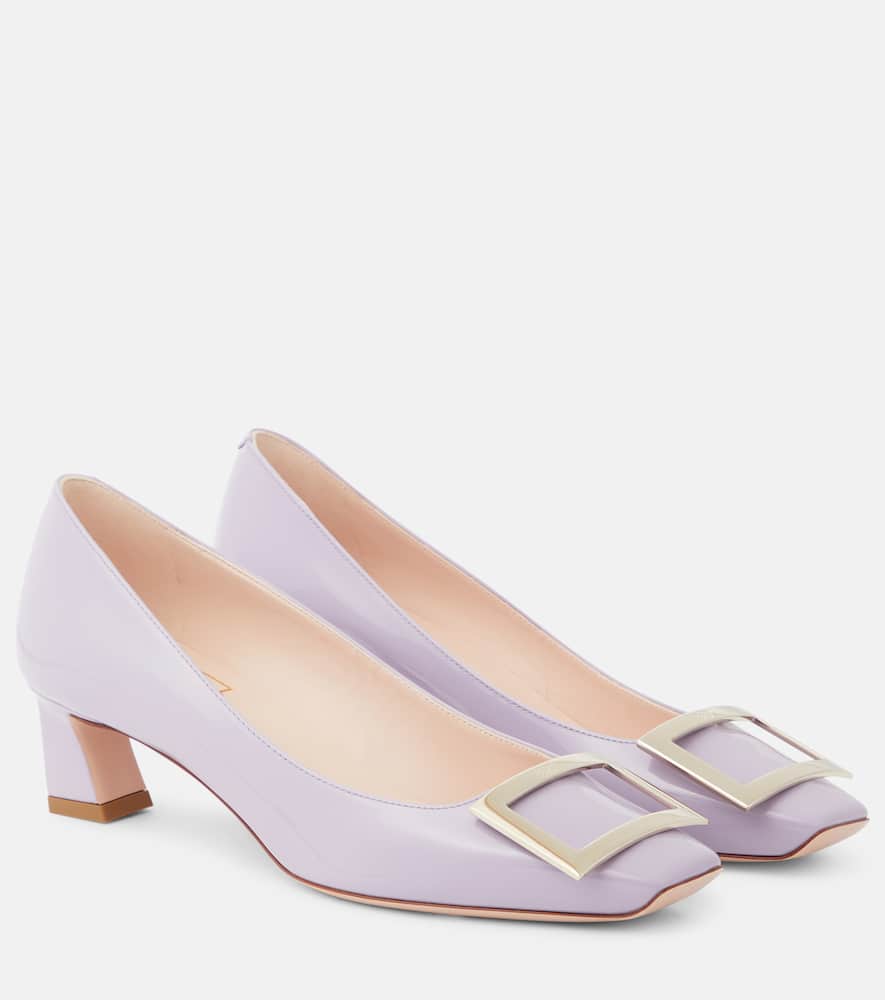 Roger Vivier Trompette 45 patent leather pumps
