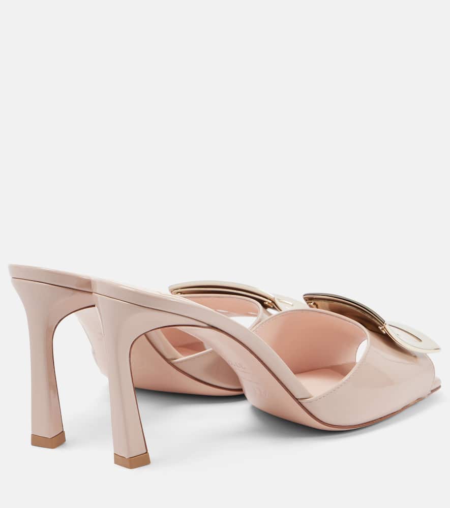 Roger Vivier Trompette 85 patent leather mules