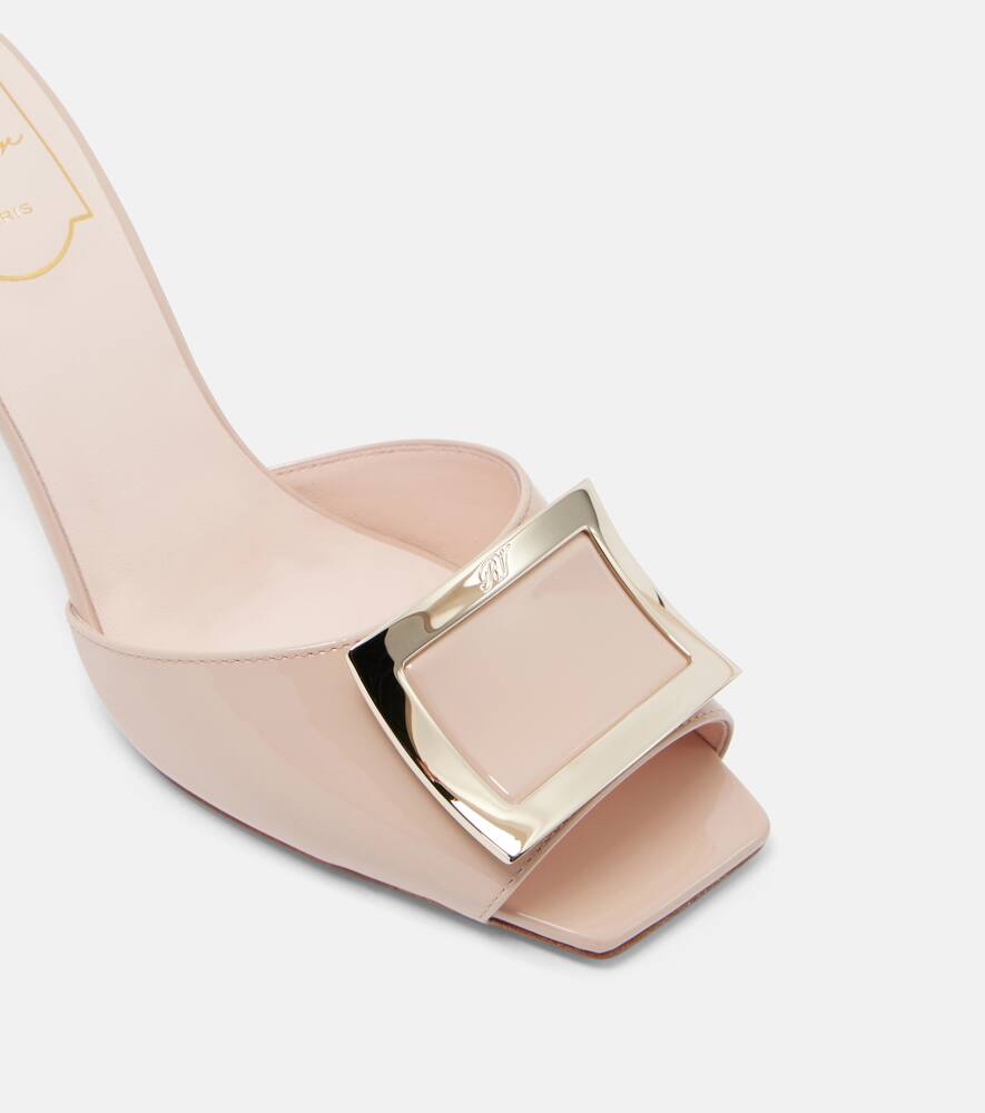 Roger Vivier Trompette 85 patent leather mules