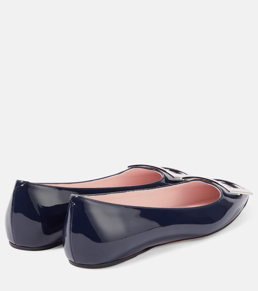 Roger Vivier Trompette patent leather ballet flats