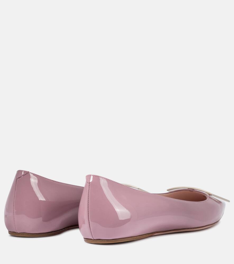 Roger Vivier Trompette patent leather ballet flats