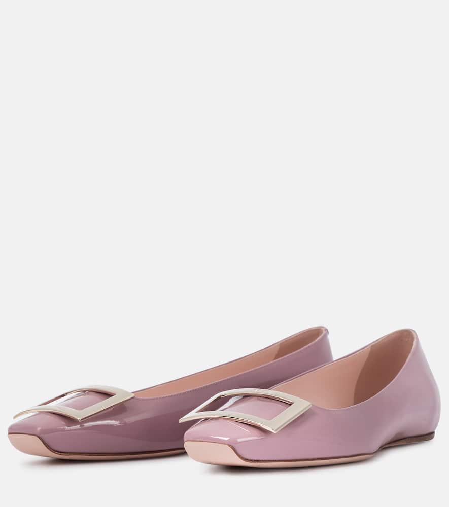 Roger Vivier Trompette patent leather ballet flats
