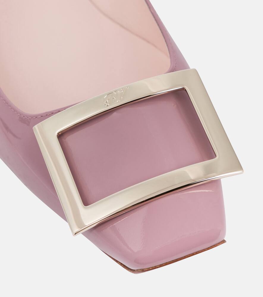 Roger Vivier Trompette patent leather ballet flats