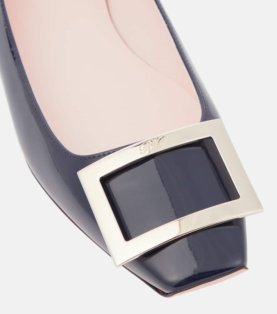 Roger Vivier Trompette patent leather ballet flats
