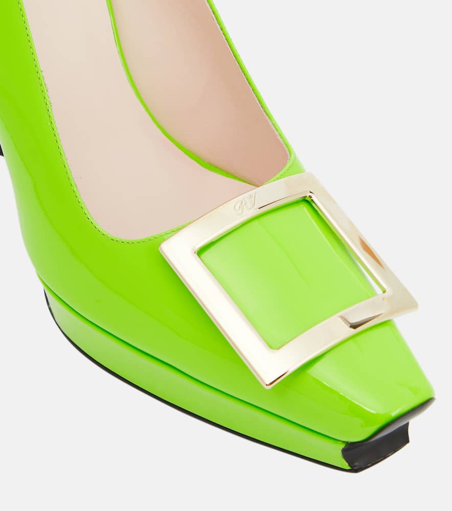 Roger Vivier Trompette patent leather platform pumps
