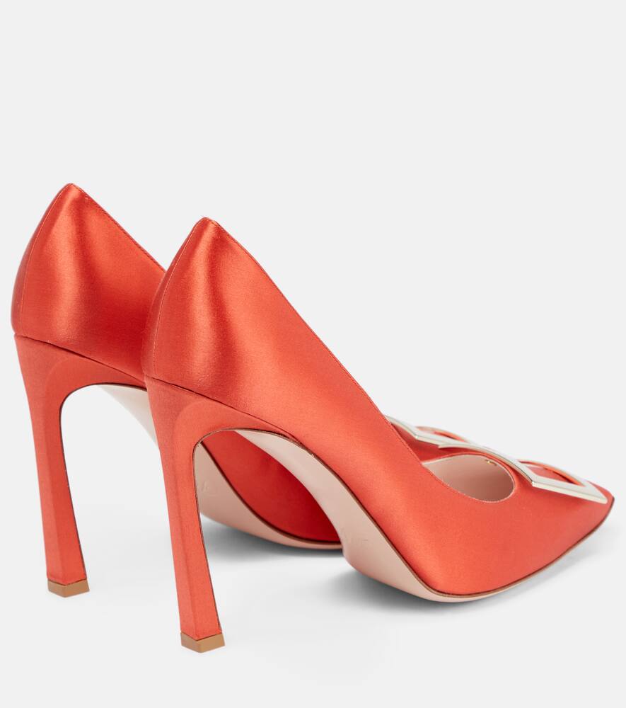 Roger Vivier Trompette satin pumps