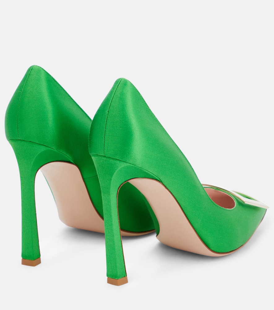 Roger Vivier Trompette satin pumps