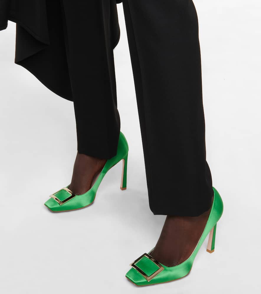 Roger Vivier Trompette satin pumps