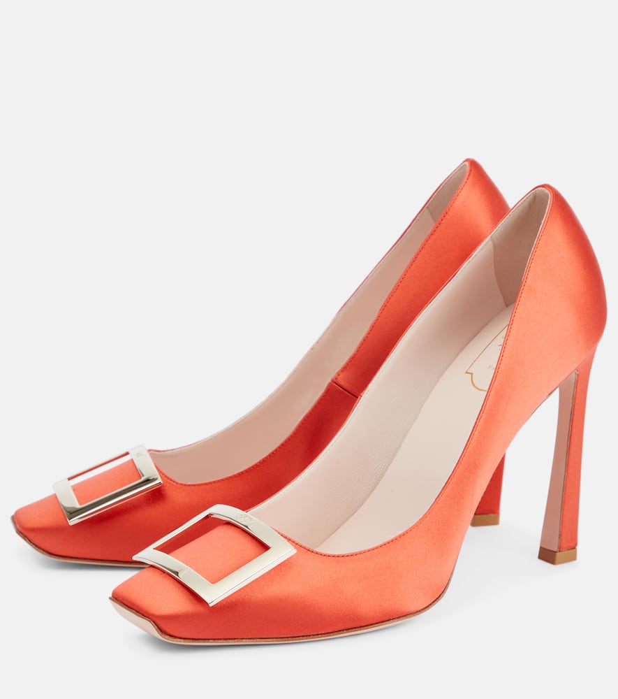 Roger Vivier Trompette satin pumps
