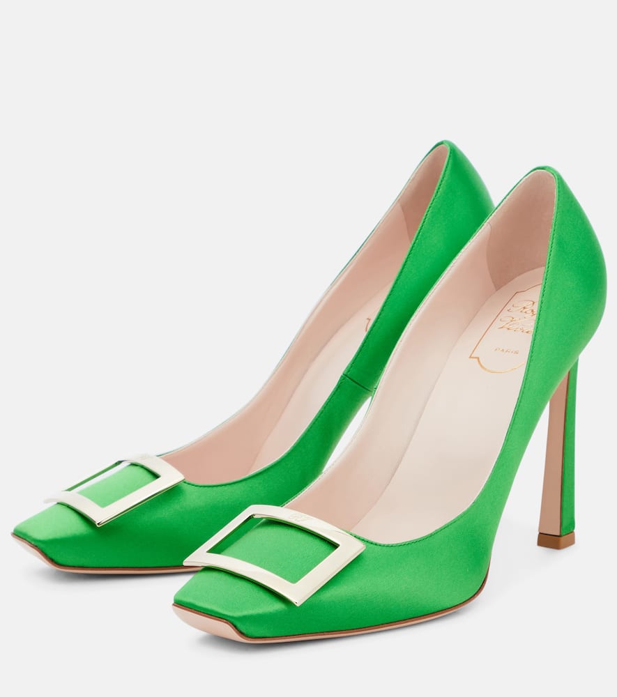 Roger Vivier Trompette satin pumps