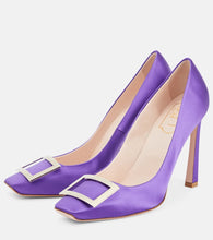 Roger Vivier Trompette satin pumps