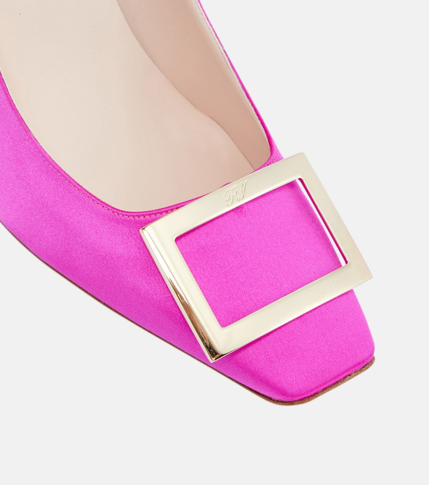 Roger Vivier Trompette satin pumps