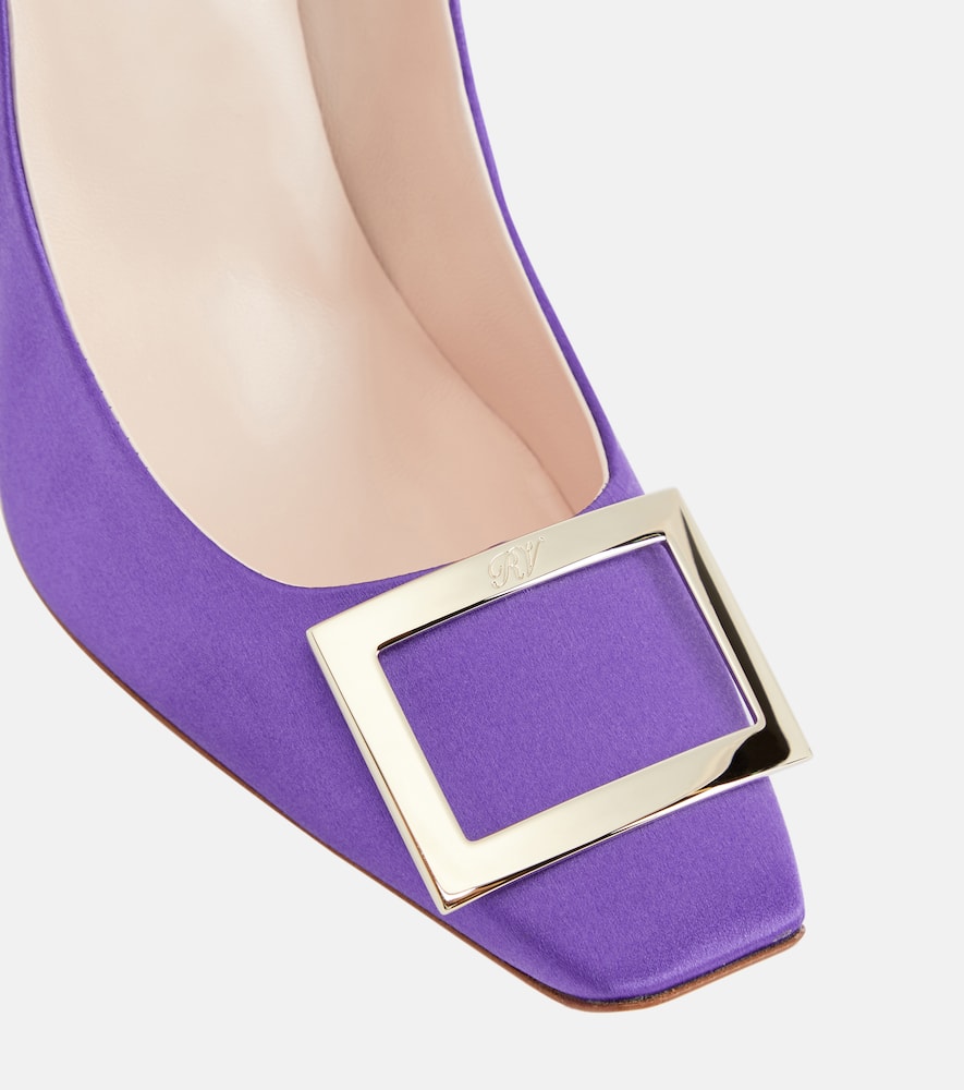 Roger Vivier Trompette satin pumps