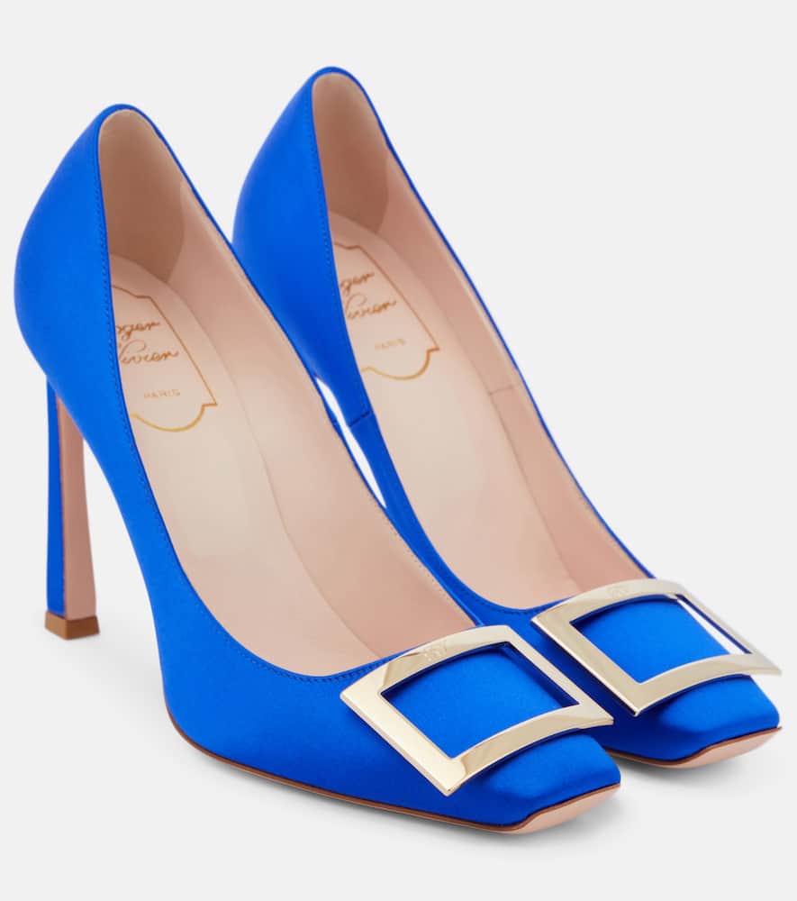 Roger Vivier Trompette satin pumps