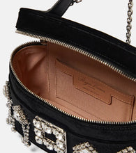 Roger Vivier Vanity Small embellished velvet crossbody bag