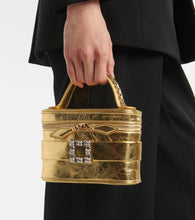 Roger Vivier Vanity Tr√É¬®s Vivier Micro leather vanity bag