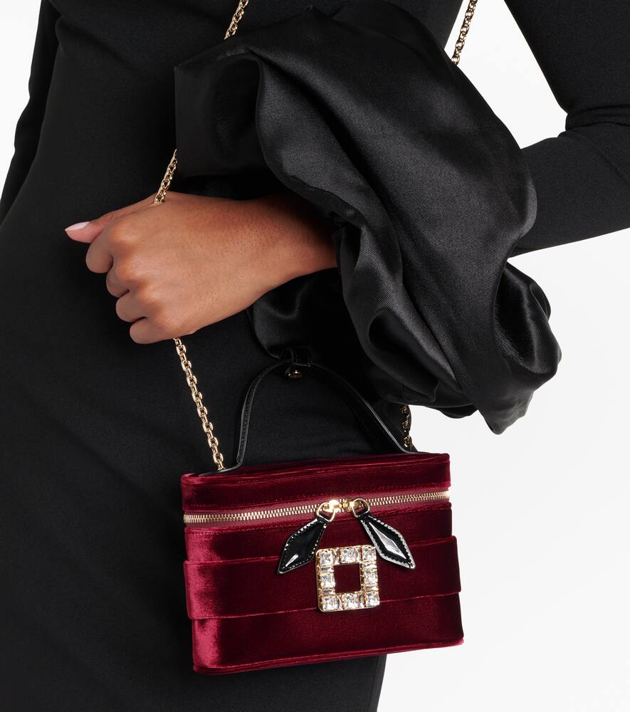 Roger Vivier Velvet vanity bag