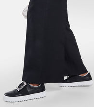 Roger Vivier Very Vivier embellished leather sneakers