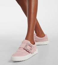 Roger Vivier Very Vivier embellished leather sneakers