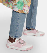 Roger Vivier Very Vivier embellished leather sneakers