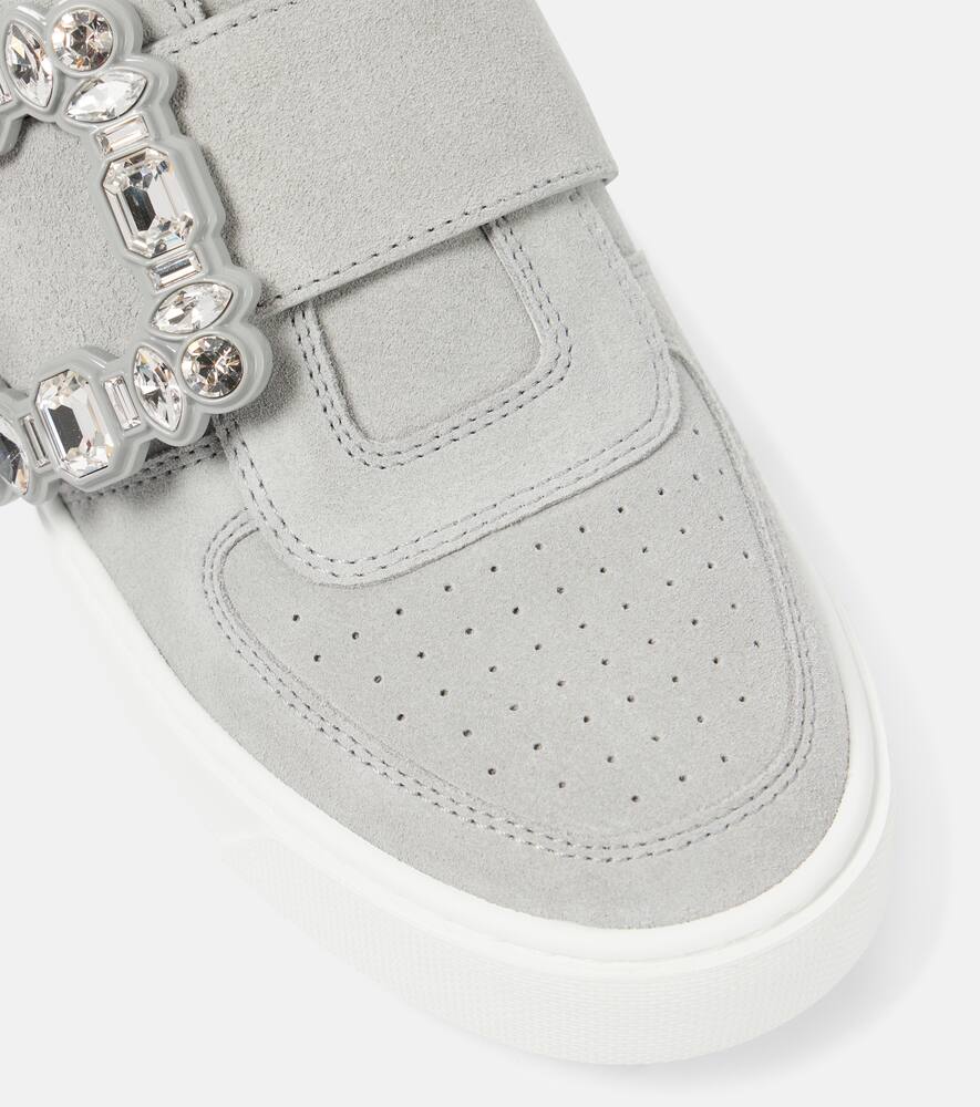 Roger Vivier Very Vivier embellished suede sneakers