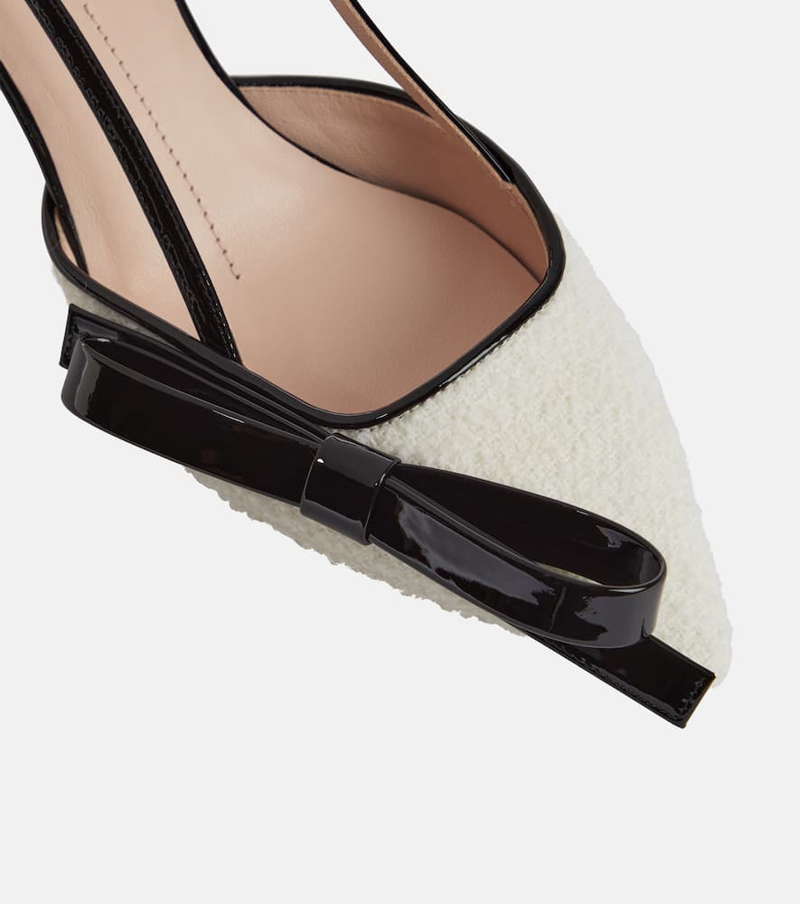 Roger Vivier Virgule Bouclé slingback pumps