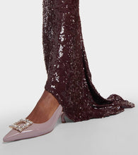 Roger Vivier Virgule patent leather slingback pumps