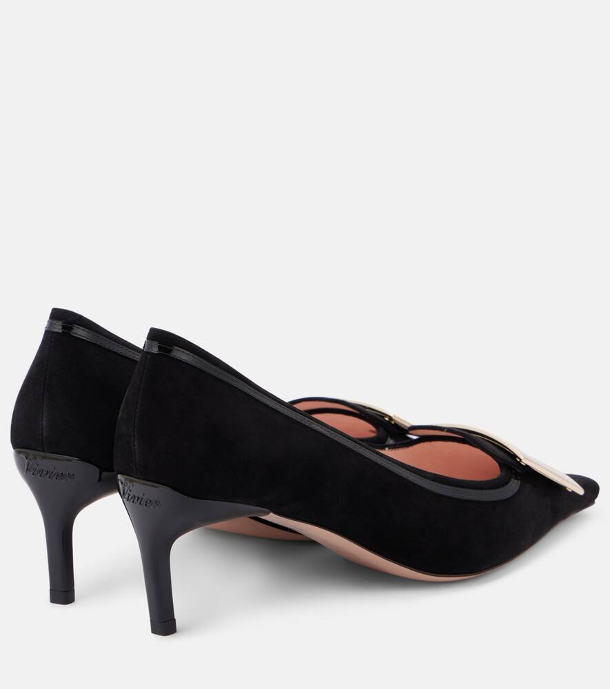 Roger Vivier Viv' Canard 55 suede pumps