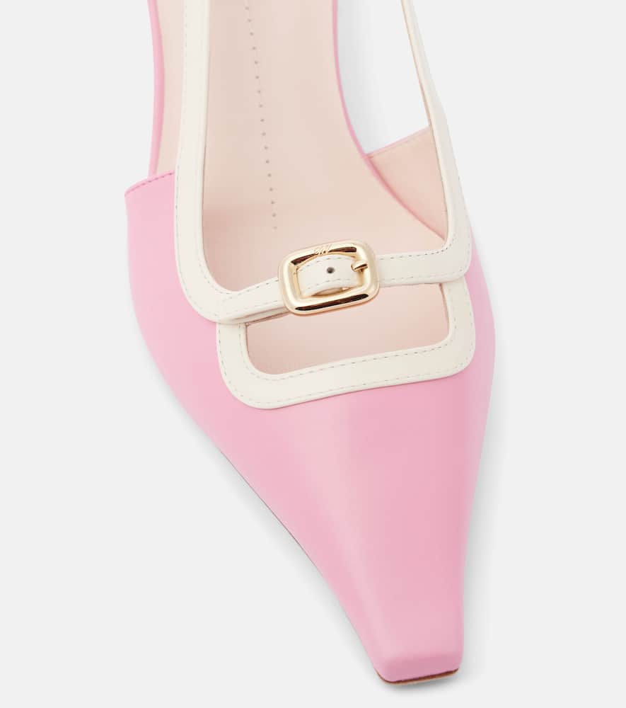 Roger Vivier Viv' Canard leather slingback pumps