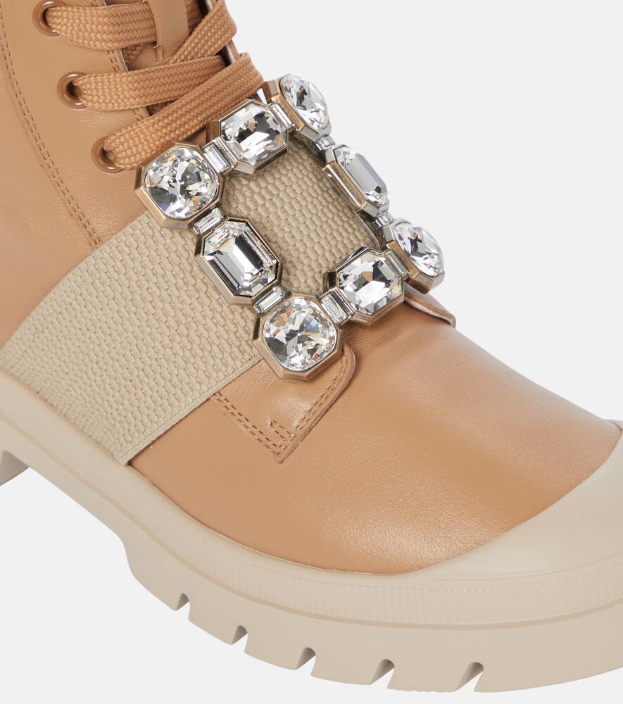 Roger Vivier Viv Desert leather ankle boots