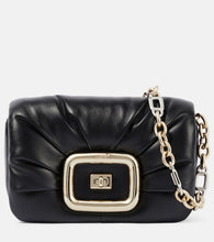 Roger Vivier Viv' Mini leather shoulder bag. Shop Roger Vivier Shoulder Bags for women now.