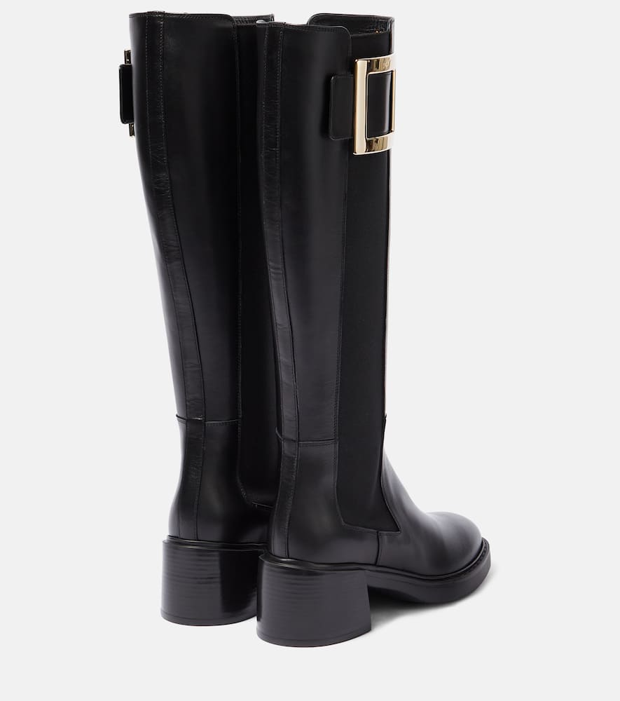 Roger Vivier Viv' Ranger leather chelsea boots