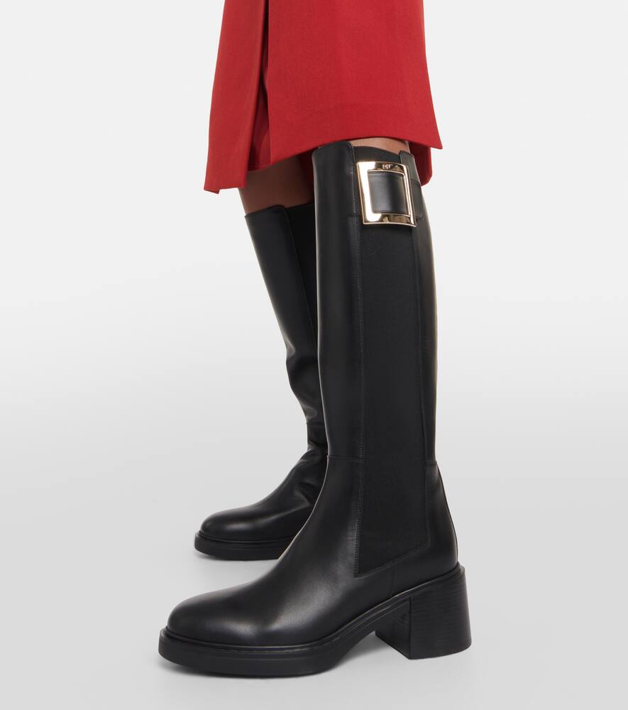 Roger Vivier Viv' Ranger leather chelsea boots