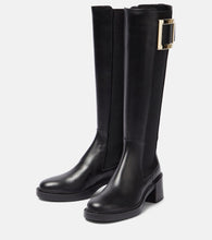 Roger Vivier Viv' Ranger leather chelsea boots