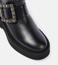 Roger Vivier Viv' Rangers leather combat boots