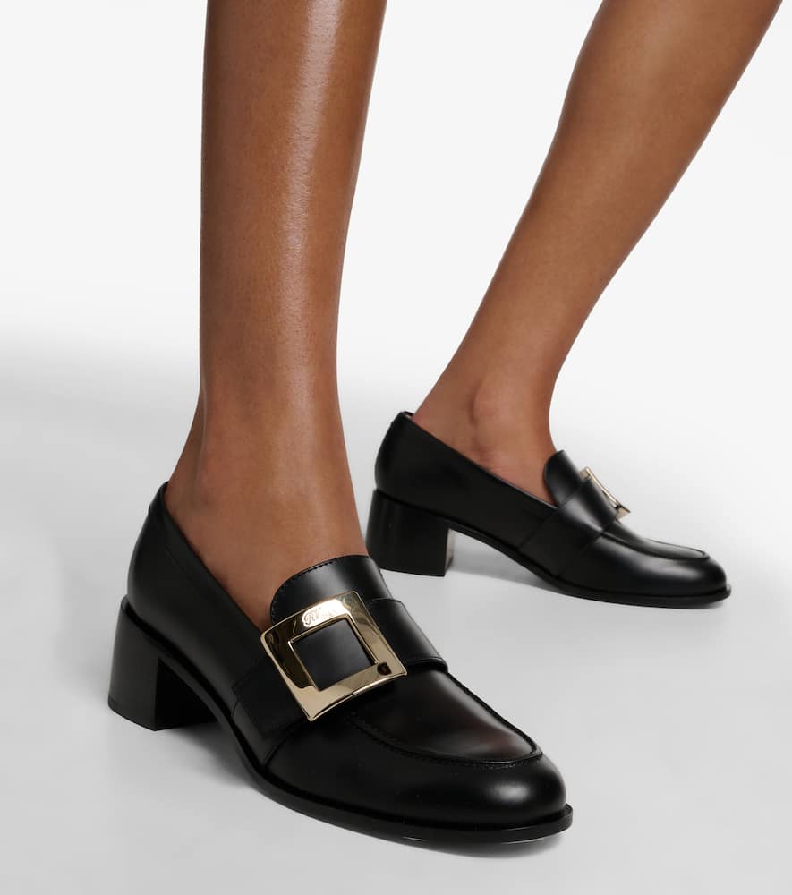 Roger Vivier Viv Rangers leather loafers