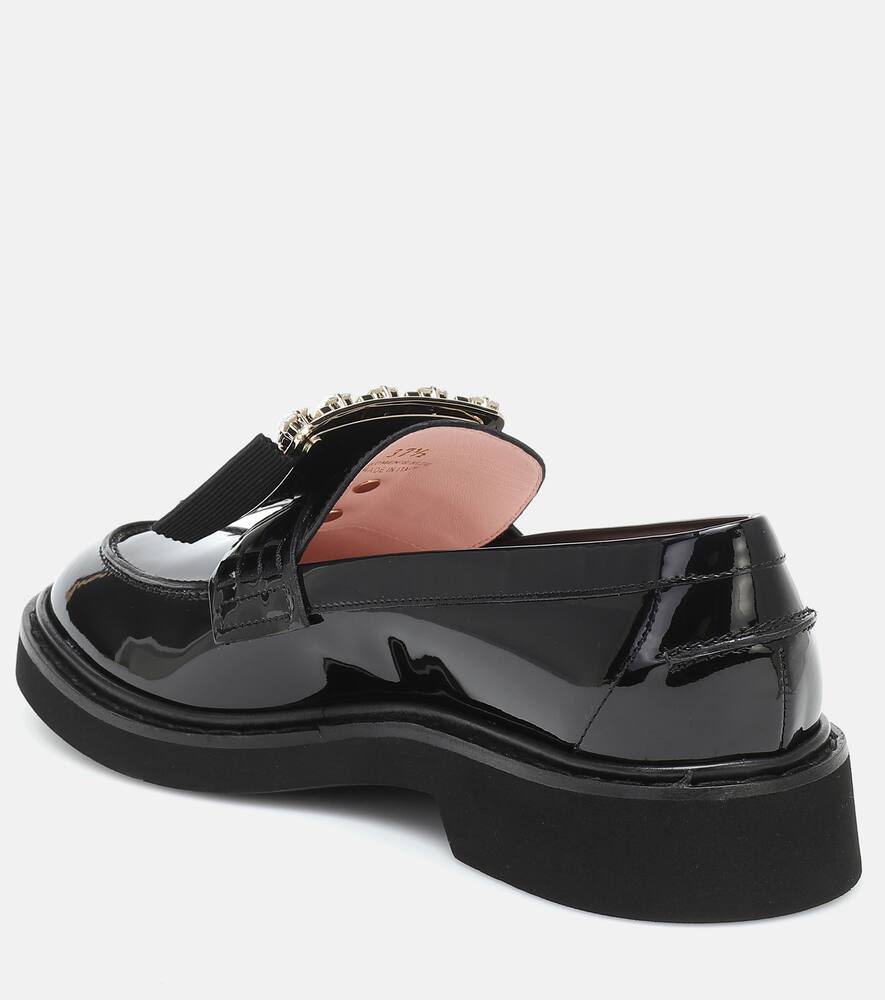 Roger Vivier Viv' Rangers patent leather loafers