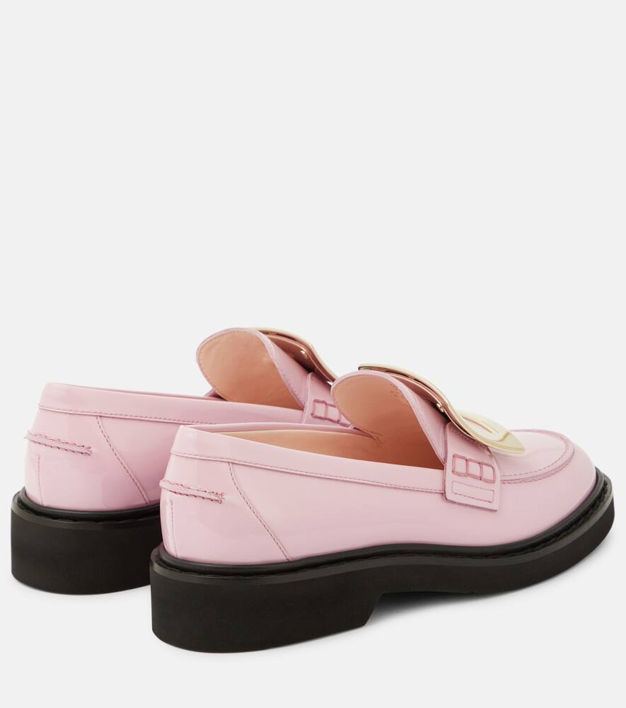 Roger Vivier Viv' Rangers patent leather loafers