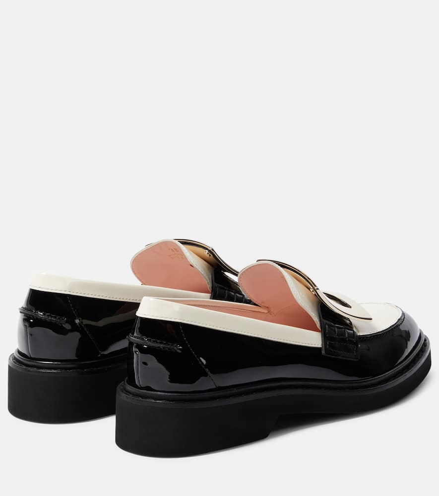 Roger Vivier Viv' Rangers patent leather loafers