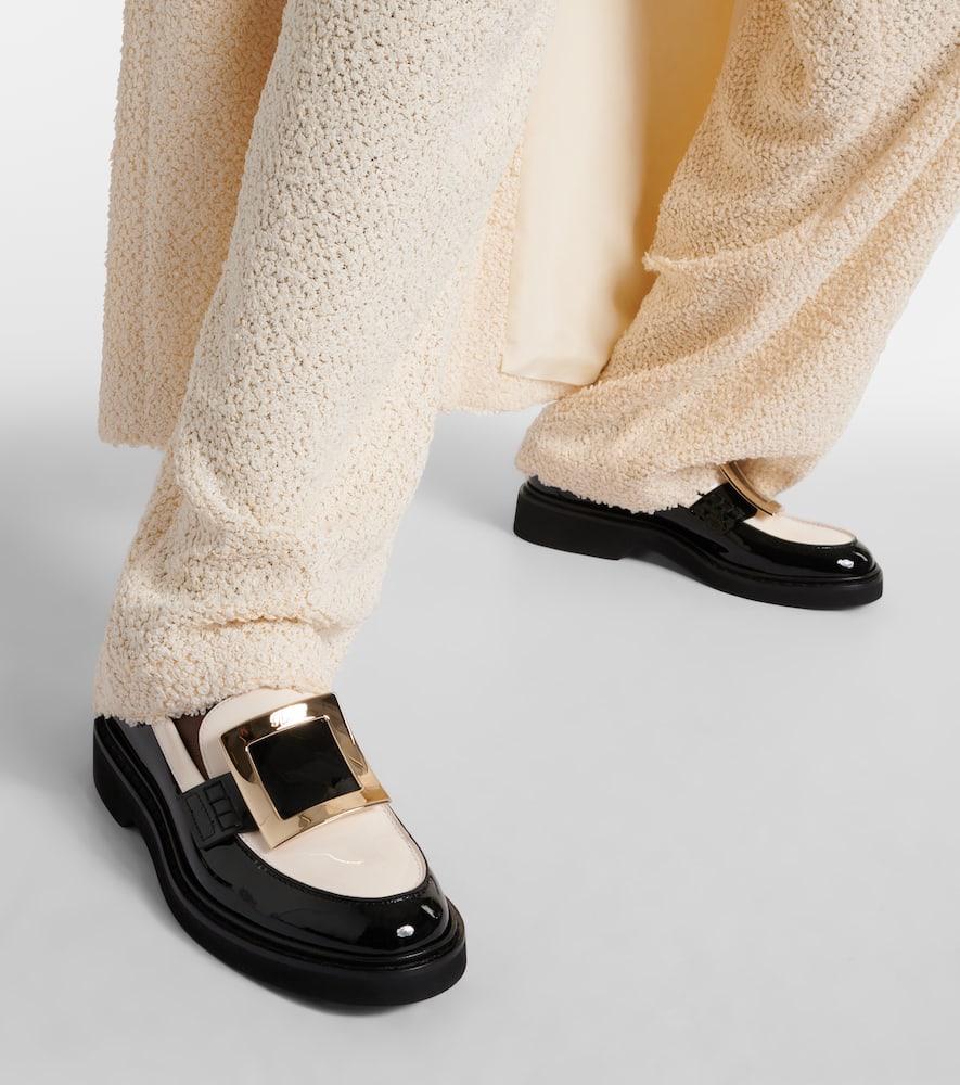 Roger Vivier Viv' Rangers patent leather loafers