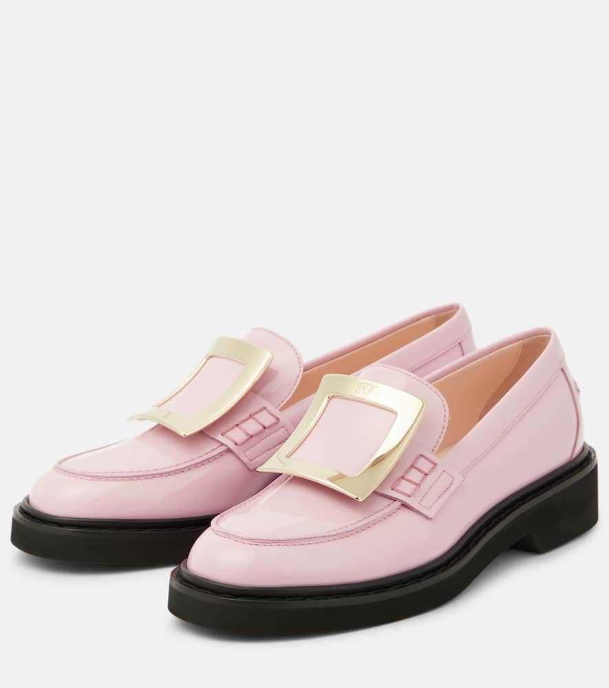 Roger Vivier Viv' Rangers patent leather loafers