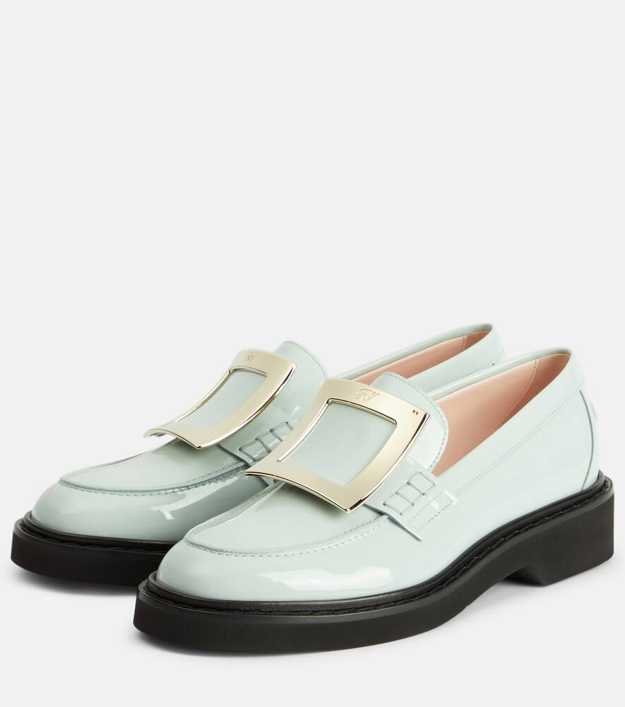 Roger Vivier Viv' Rangers patent leather loafers