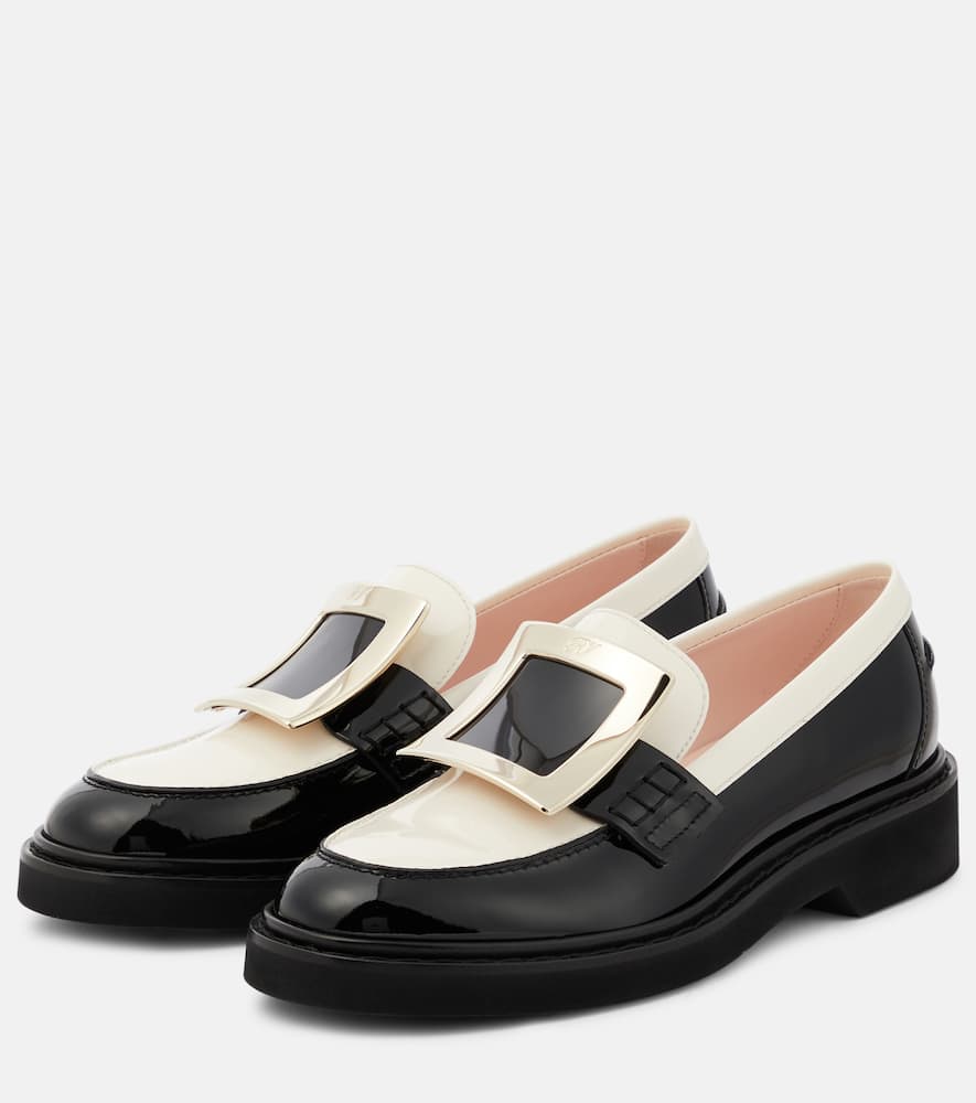 Roger Vivier Viv' Rangers patent leather loafers