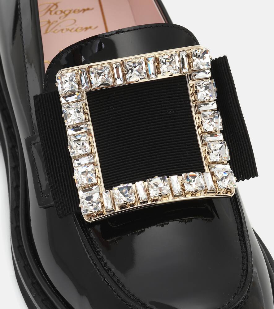 Roger Vivier Viv' Rangers patent leather loafers